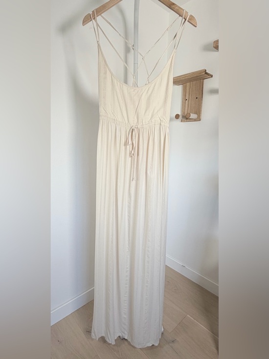 Out From Under Knotted Back Beach Maxi Dress or Cover-Up Size Large Like New - Picture 6 of 10